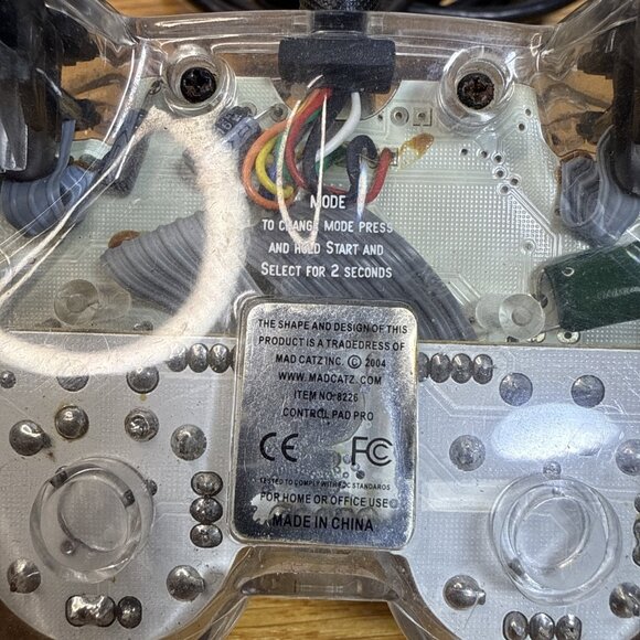 MadCatz Micro Clear Wired Controller for Sony PlayStation 2, PS2 - Picture 7 of 7